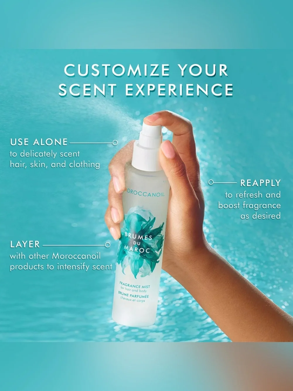 Moroccanoil Hair & Body Fragrance Mist With Hand Cream- Fragrance Originale